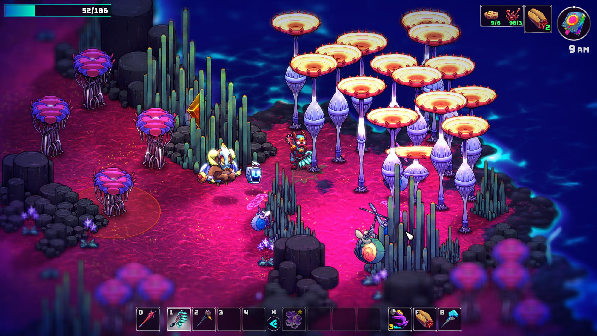 Crashlands 2のゲームプレイ画面