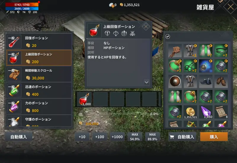 Chaos Wの雑貨商人