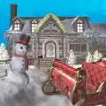 クリスマスのサンタの家からの脱出