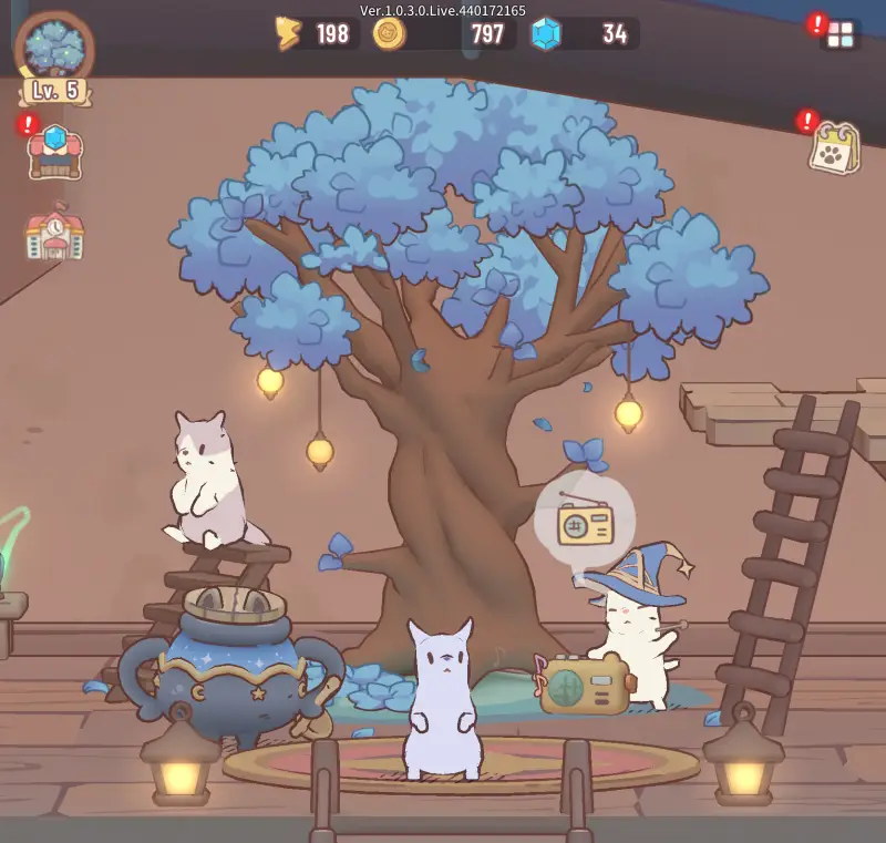 猫とスープ～魔法のレシピ～のホーム画面1