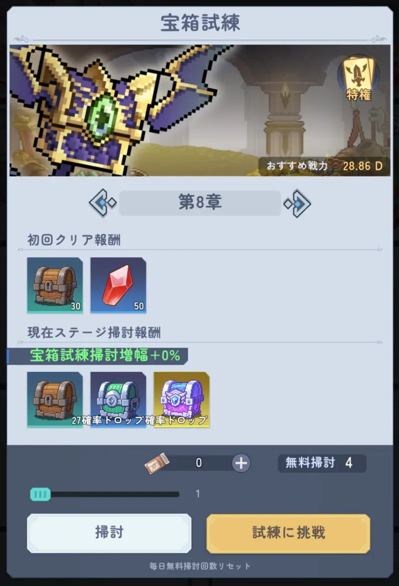 ピクセルブレイブのダンジョン